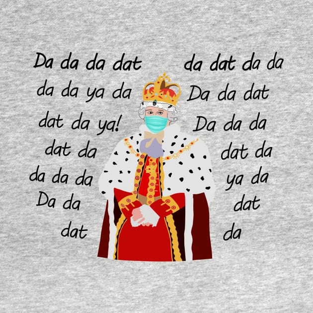 Funny Alexander Hamilton King George Da Da Da Dat Da by sandimarshel